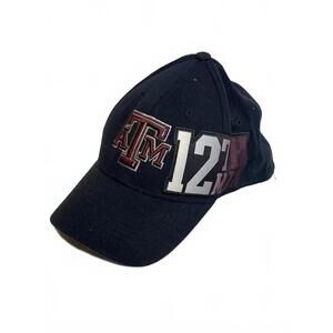 Texas A&M 12th Man Black Baseball Cap Hat One Fit
